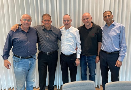 דודי לוי, שוקי וולף, ארי קלמן, יובל גביש, שלומי פוגל, קרדיט: יח״צ